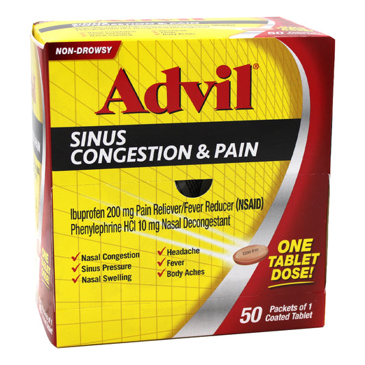 ADVIL SINUS & CONGESTION 1 CT DISPENSER BOX