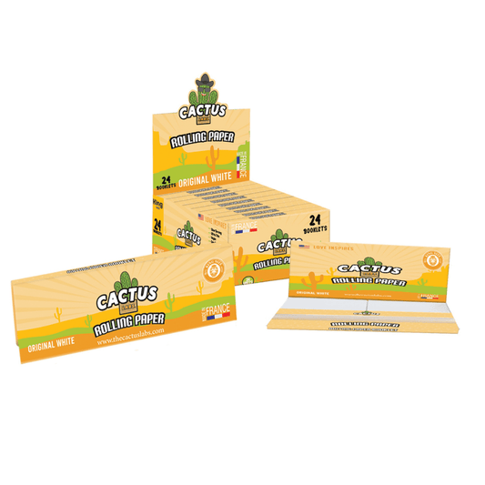 Cactus Paper Original White King Size Rolling With Tips