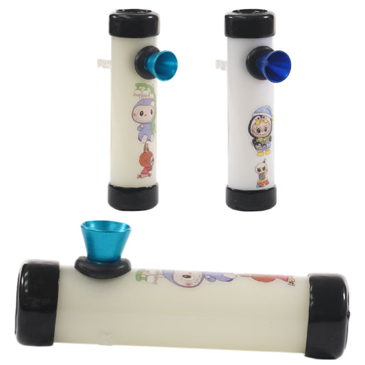 Unbranded Plastic Hand Pipe 1 x 4 (3per pack)  4.0"