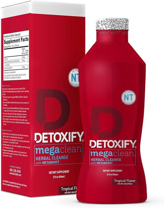 DETOXIFY Mega Clean Tropical Fruit 32oz 1ct