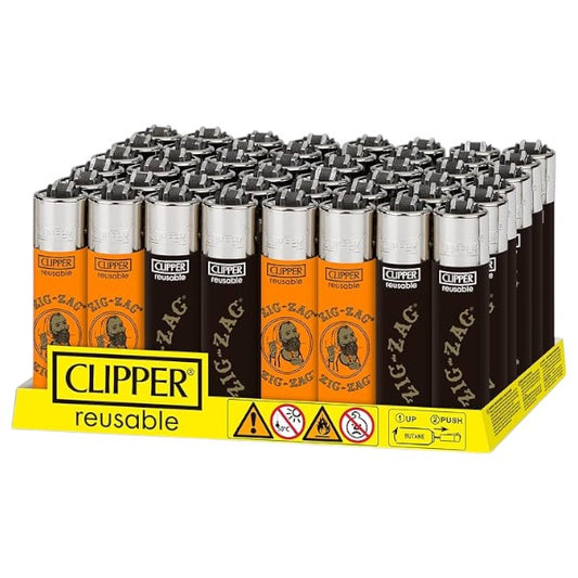 CLIPPER Classic Lighter Zig Zag #1 48ct