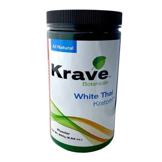 KRAVE Kratom White Thai Powder 250g 1ct