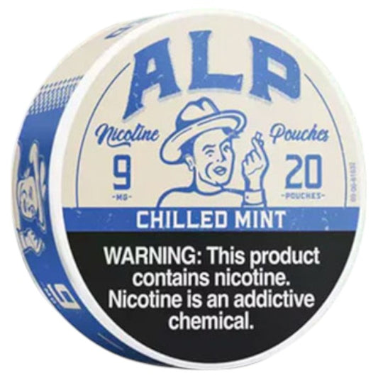 ALP Nicotine Pouches 9mg Chilled Mint  20/5ct (CA OTP Tax Paid)