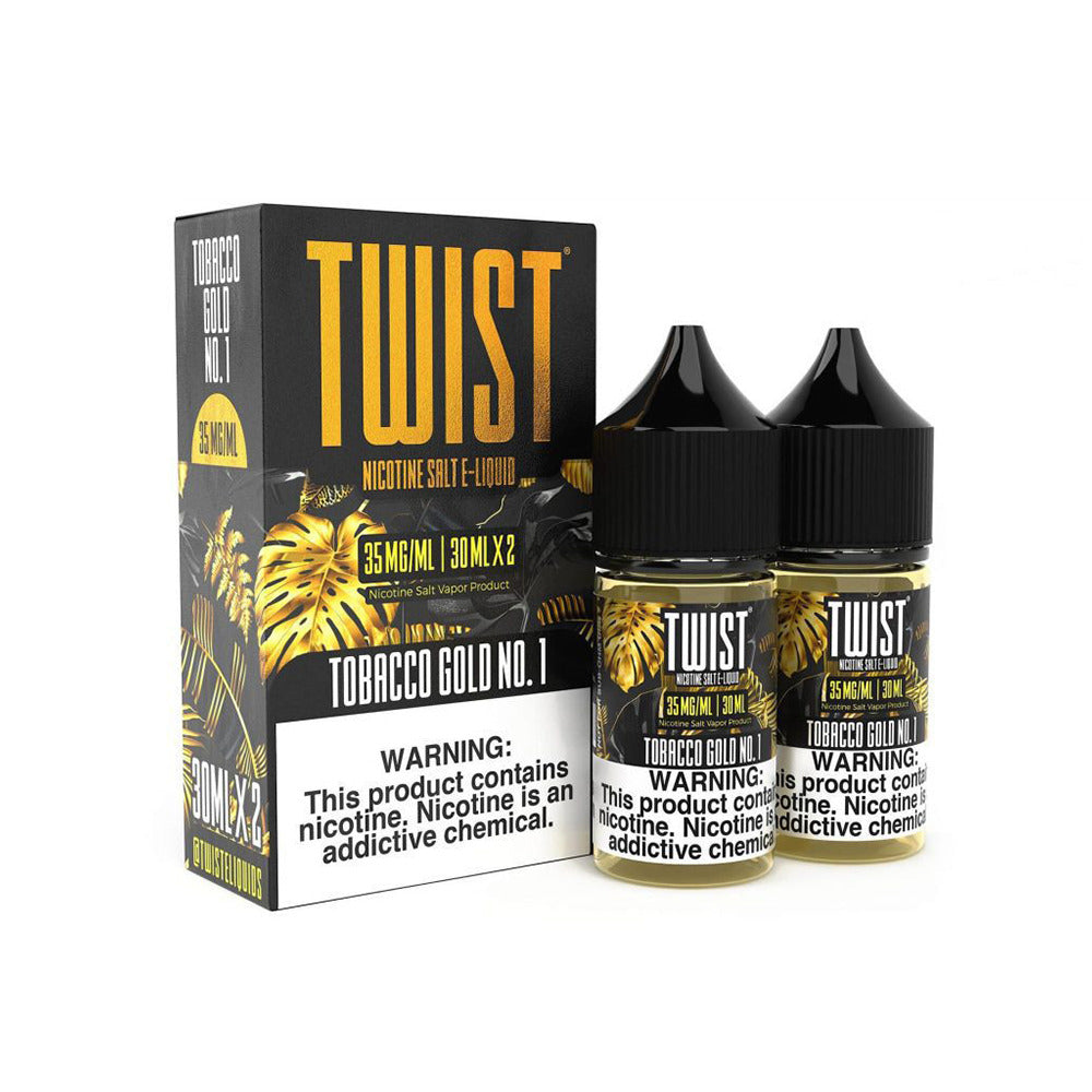 Twist LIQSALT 60mL 35mg (15mL x2) Tobacco Gold No.1