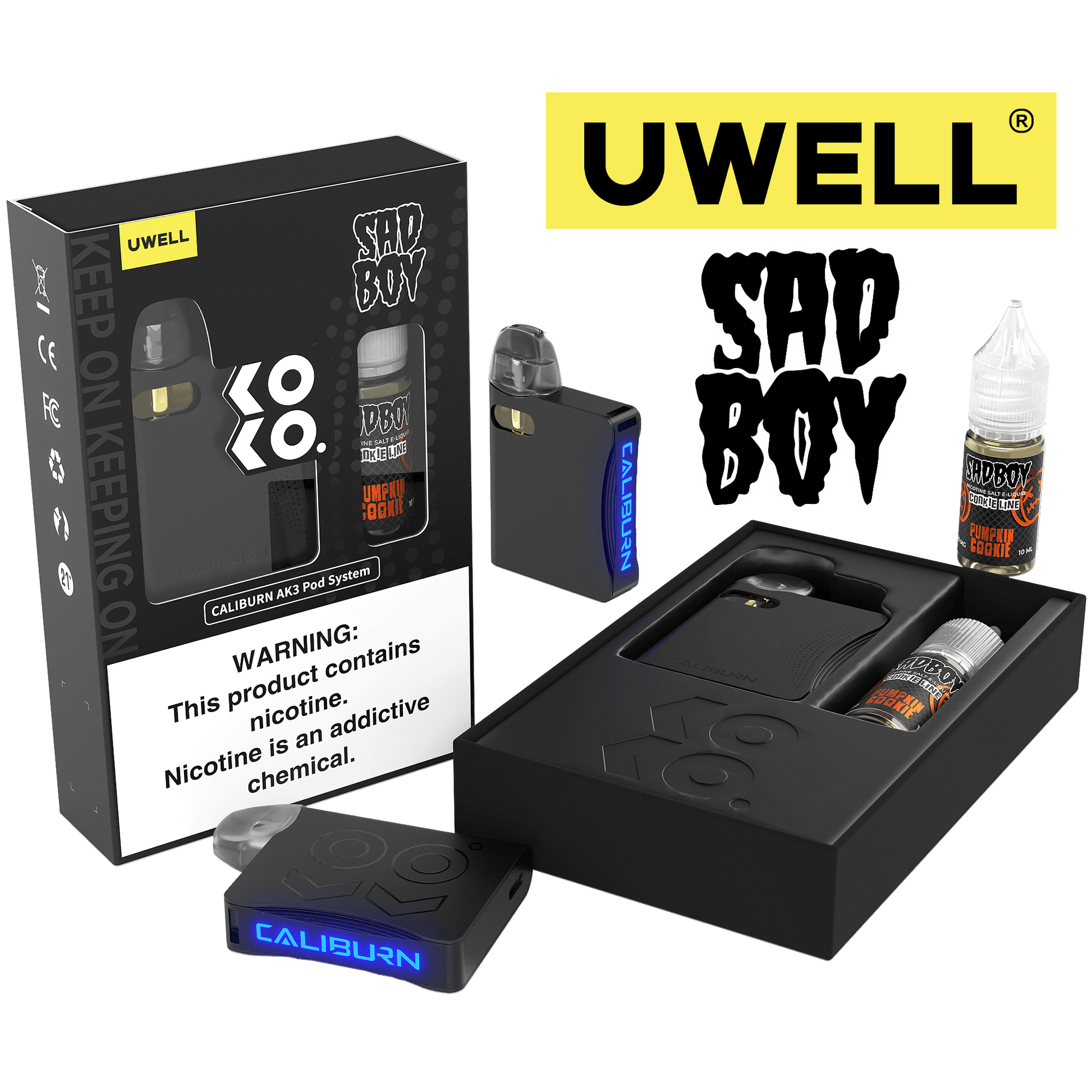 Uwell Caliburn LIQSALT 10mL 50mg Pumpkin Cookie