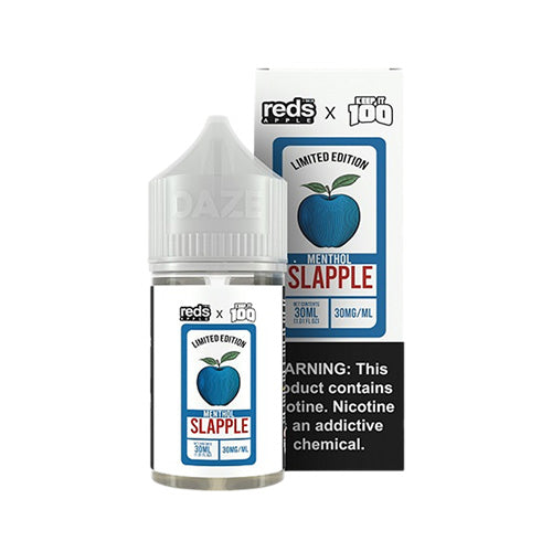 Reds/Keep It 100 7Daze LIQSALT 30mL 30mg Slapple Menthol