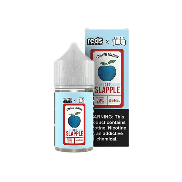 Reds/Keep It 100 7Daze LIQSALT 30mL 30mg Slapple Iced