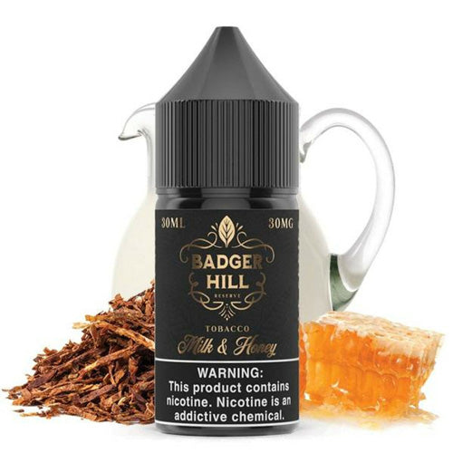 Badger Hill LIQSALT 30mL 30mg Milk & Honey