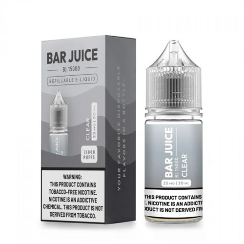 BJ15000 Bar Juice LIQSALT 30mL 25mg Clear