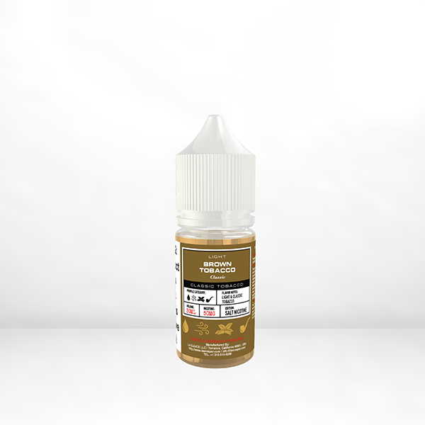 Basix LIQSALT 30mL 50mg Light Classic Brown Tobacco