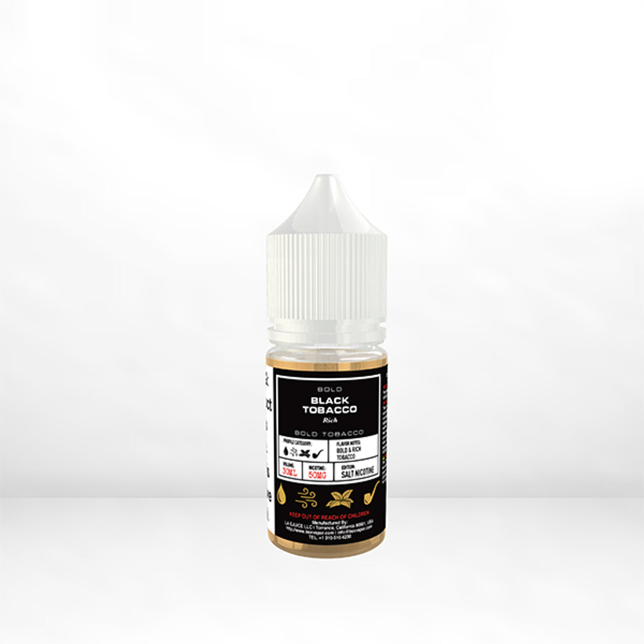 Basix LIQSALT 30mL 30mg Bold Rich Black Tobacco