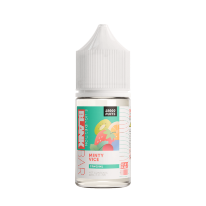 15000 Puff Juice Blank Bar LIQSALT 30mL 35mg Minty Vice