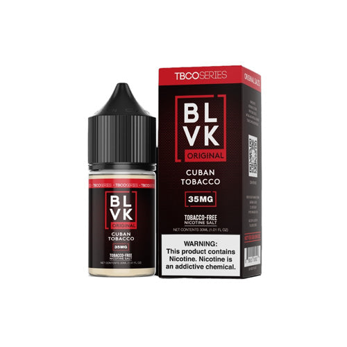 BLVK LIQSALT 30mL 35mg Bold Tobacco (Cuban Cigar)