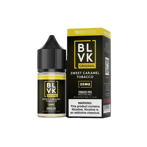 BLVK LIQSALT 30mL 35mg Sweet Tobacco (Caramel)