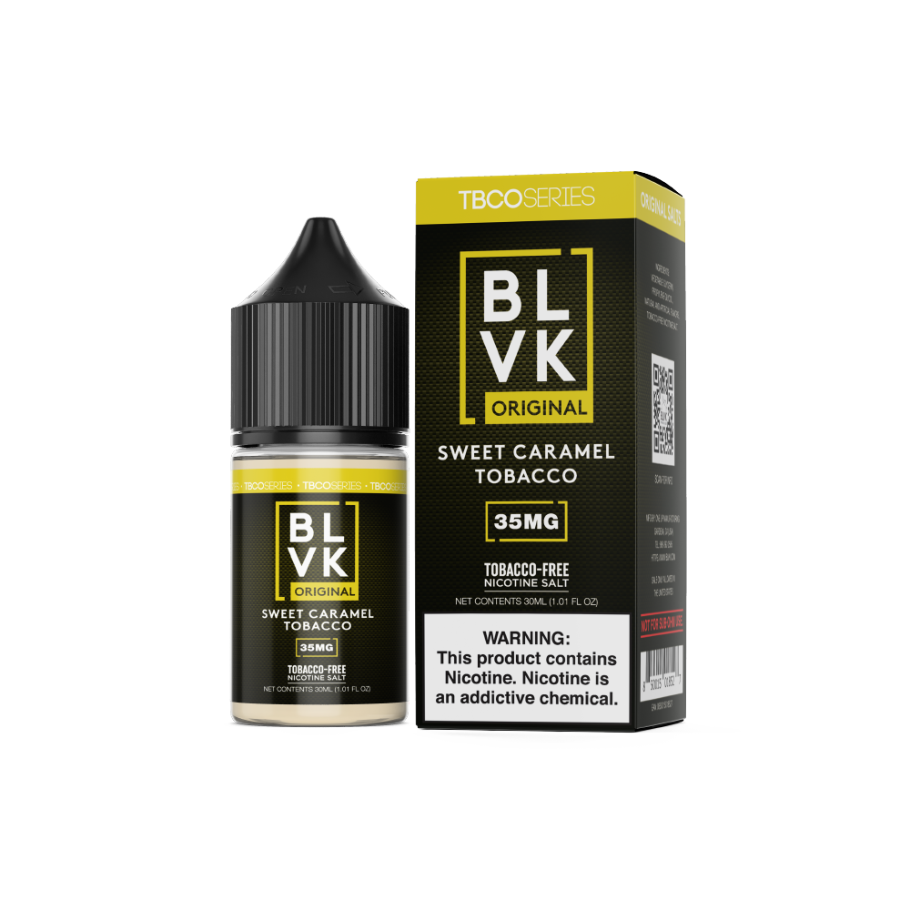 BLVK LIQSALT 30mL 35mg Sweet Tobacco (Caramel)