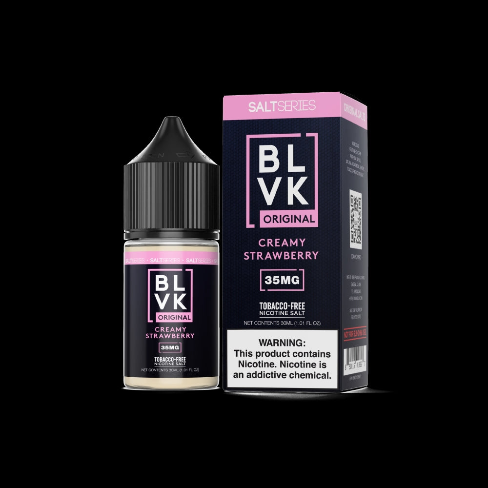 BLVK LIQSALT 30mL 35mg Creamy Strawberry