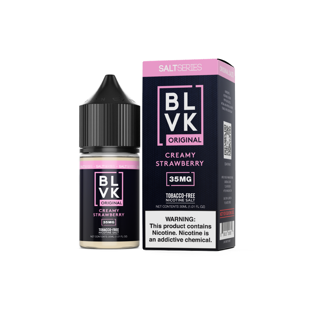 BLVK LIQSALT 30mL 35mg Creamy Strawberry