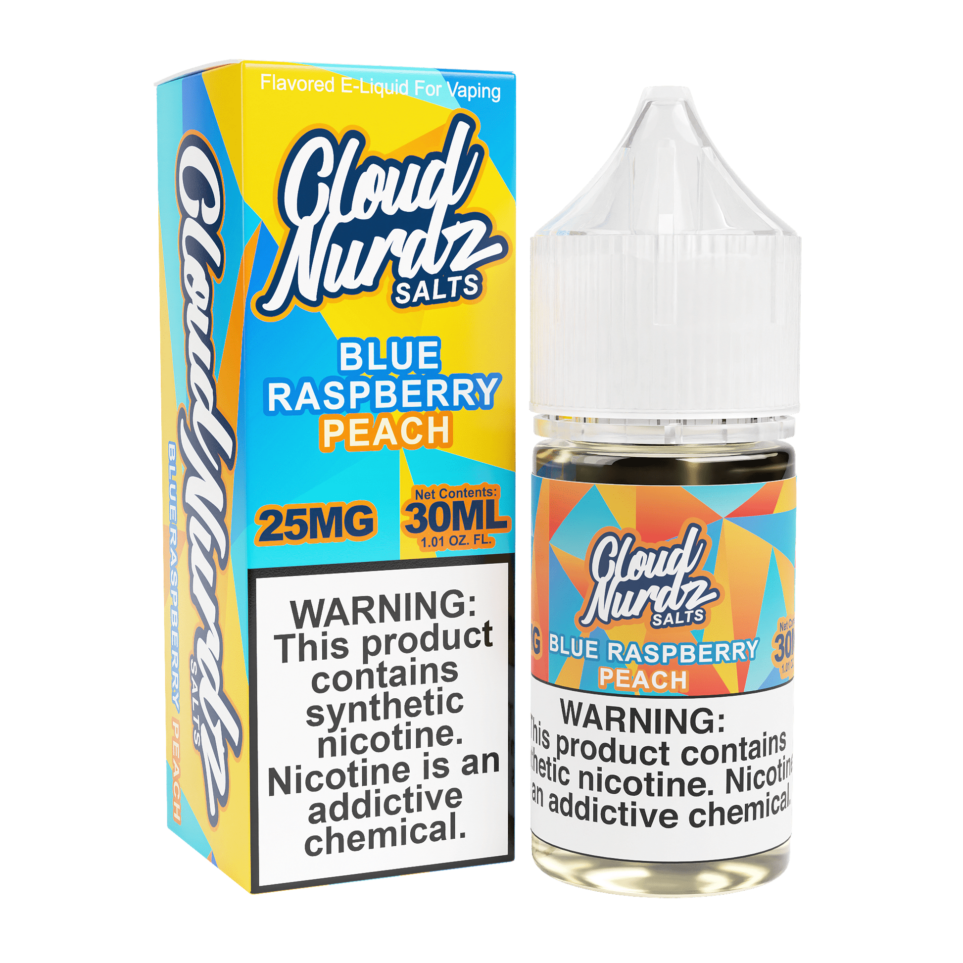 TF-Nic Cloud Nurdz LIQSALT 30mL 50mg Peach Blue Razz
