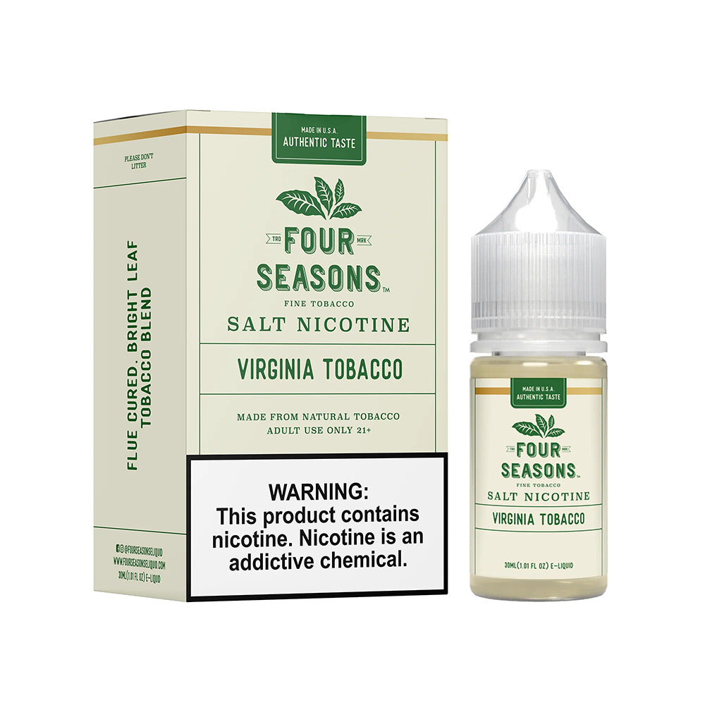 Four Seasons LIQFB 30mL 30mg Virginia Tobacco