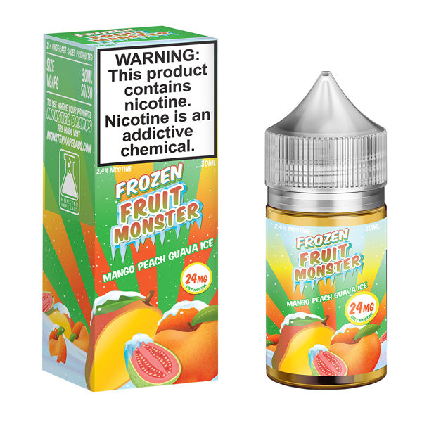 Frozen Jam Monster LIQSALT 30mL 24mg Mango Peach Guava Ice