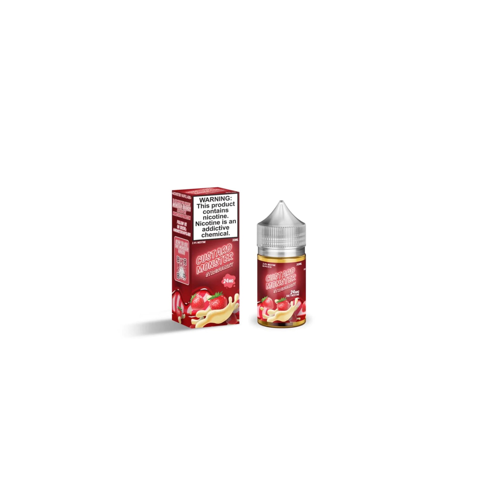 Custard Jam Monster LIQSALT 30mL 48mg Strawberry Custard