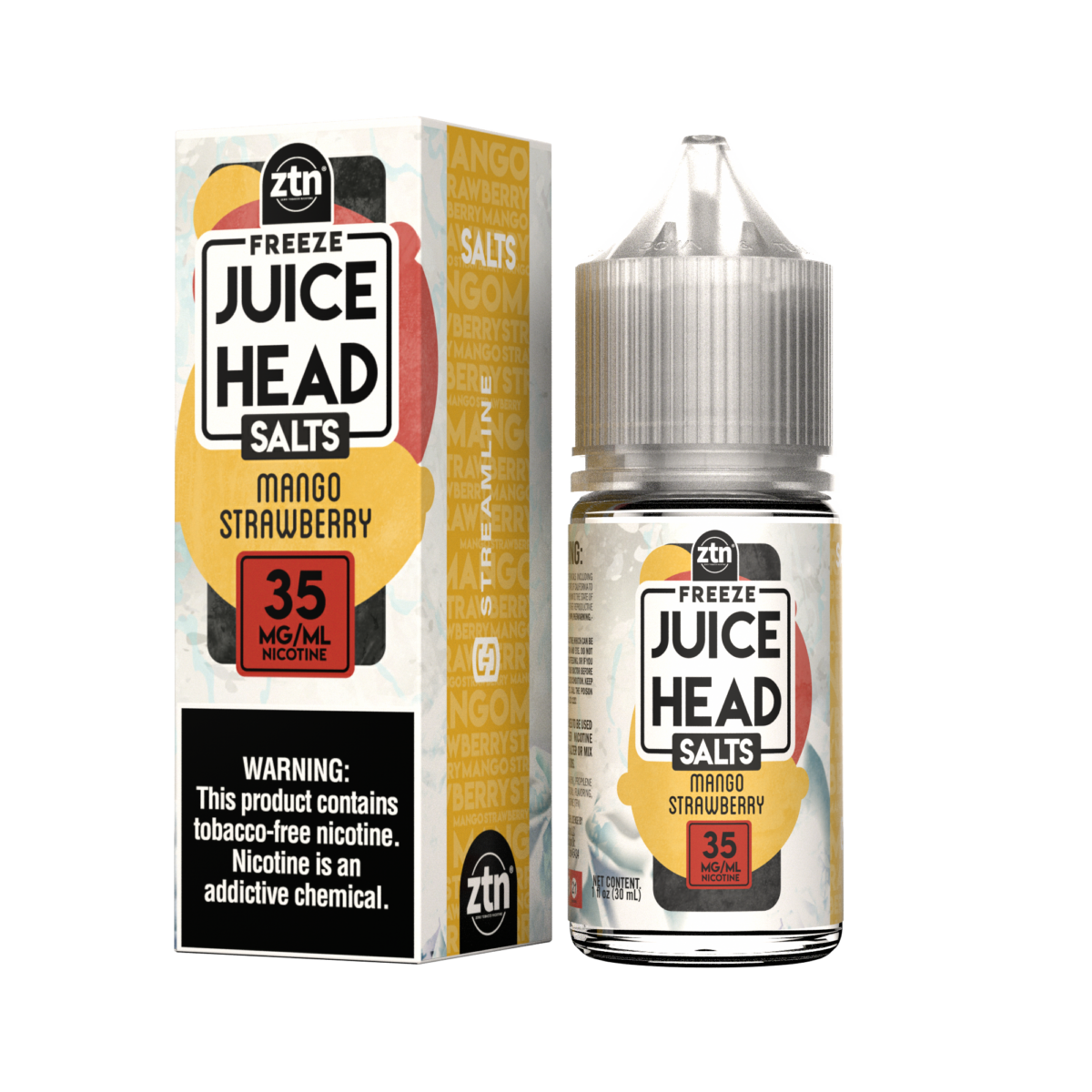 TFN Juice Head LIQSALT 30mL 35mg Mango Strawberry Freeze