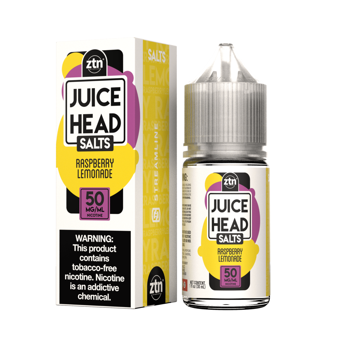TFN Juice Head LIQSALT 30mL 35mg Raspberry Lemonade