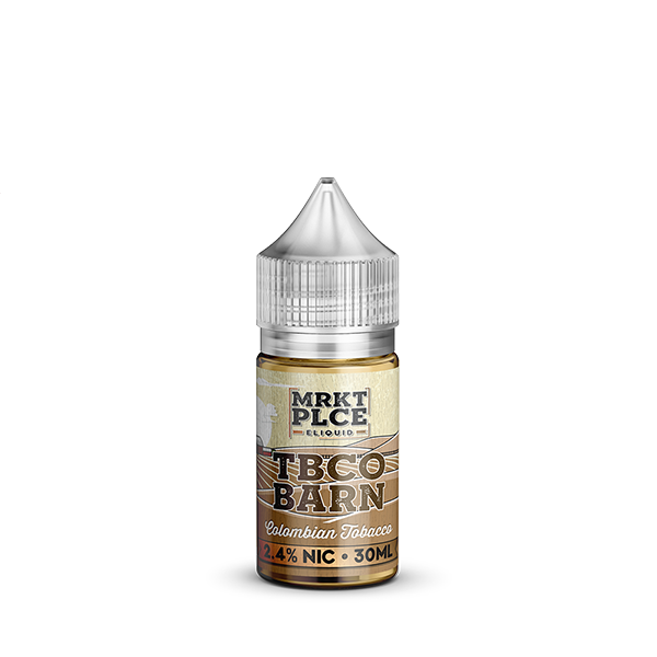 TBCO BARN MRKT PLCE LIQSALT 30mL 24mg Colombian Tobacco