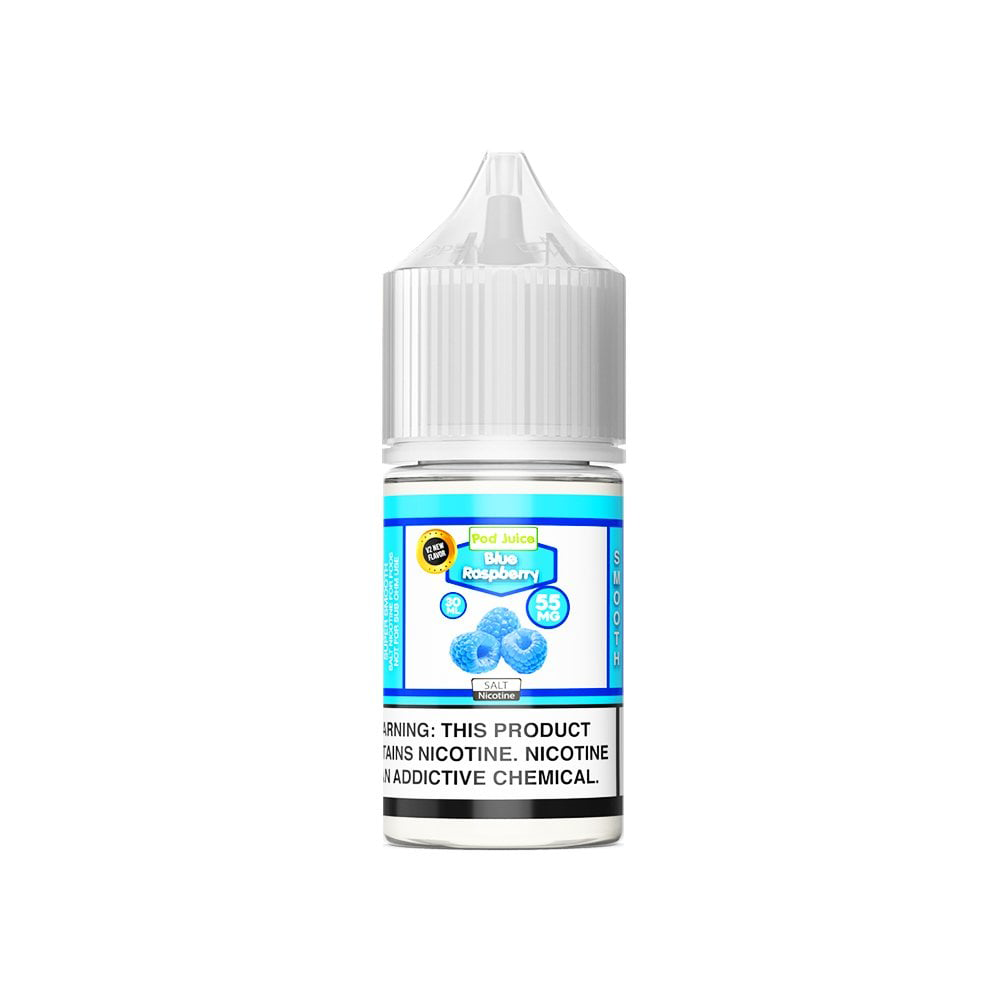 TFN Pod Juice LIQSALT 30mL 55mg Blue Razz (Blue Raspberry)