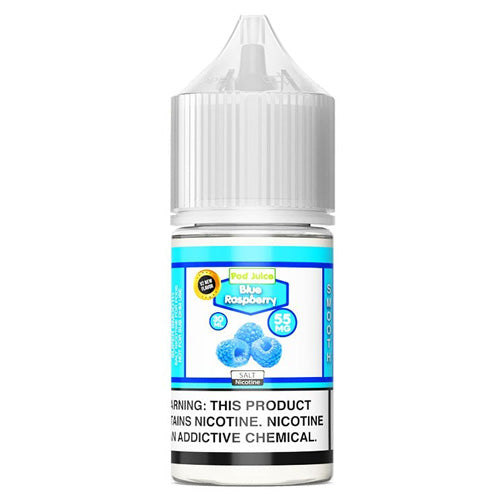 TFN Pod Juice LIQSALT 30mL 55mg Blue Razz (Blue Raspberry)