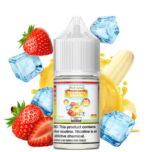 TFN Pod Juice LIQSALT 30mL 55mg Strawberry Banana Freeze