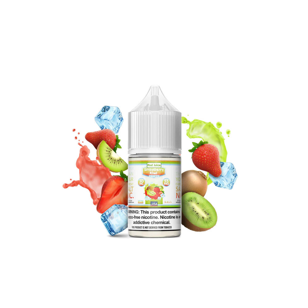 TFN Pod Juice LIQSALT 30mL 55mg Strawberry Kiwi Freeze