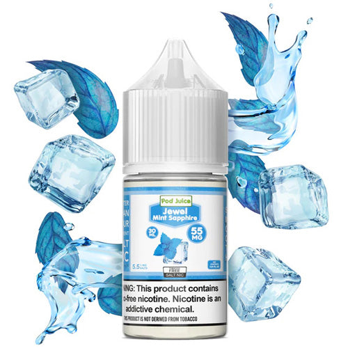 TFN Pod Juice LIQSALT 30mL 55mg Jewel Mint Sapphire