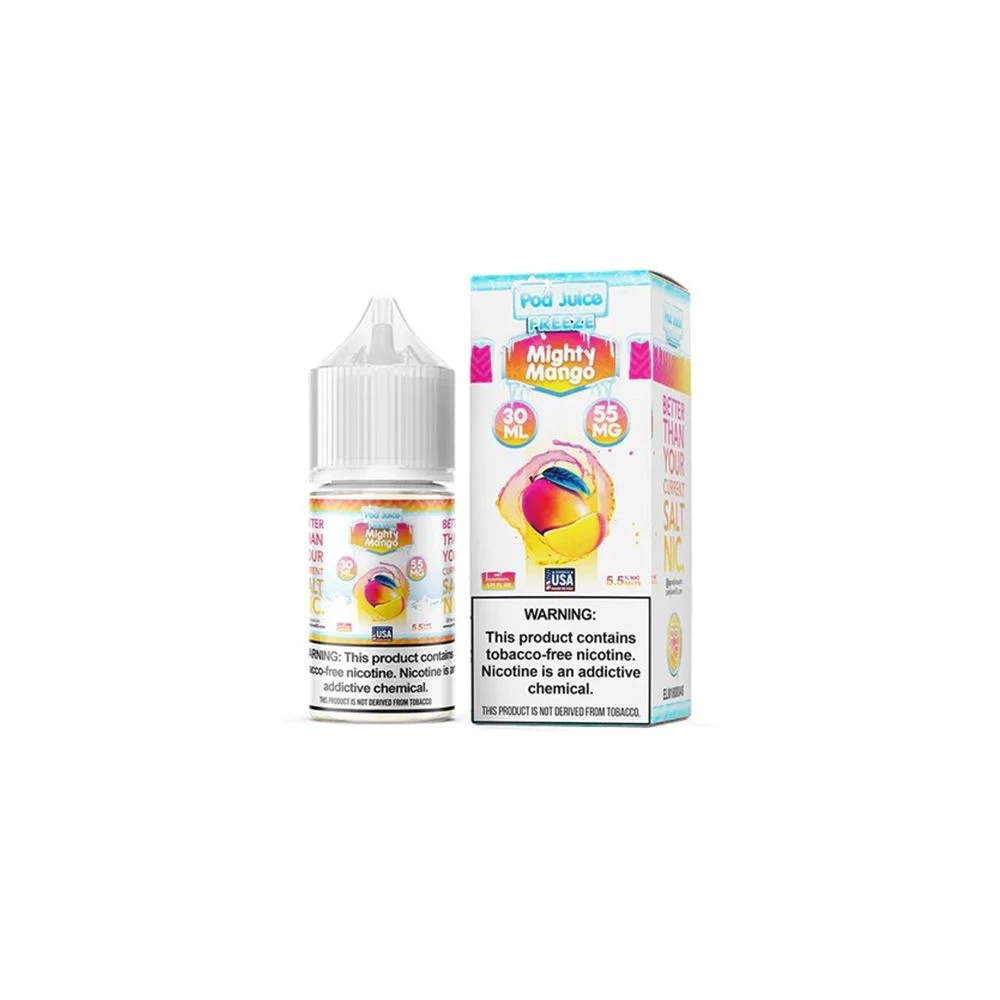 TFN Pod Juice LIQSALT 30mL 55mg Mighty Mango Freeze