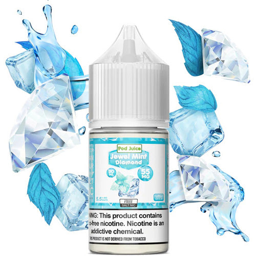 TFN Pod Juice LIQSALT 30mL 55mg Jewel Mint Diamond