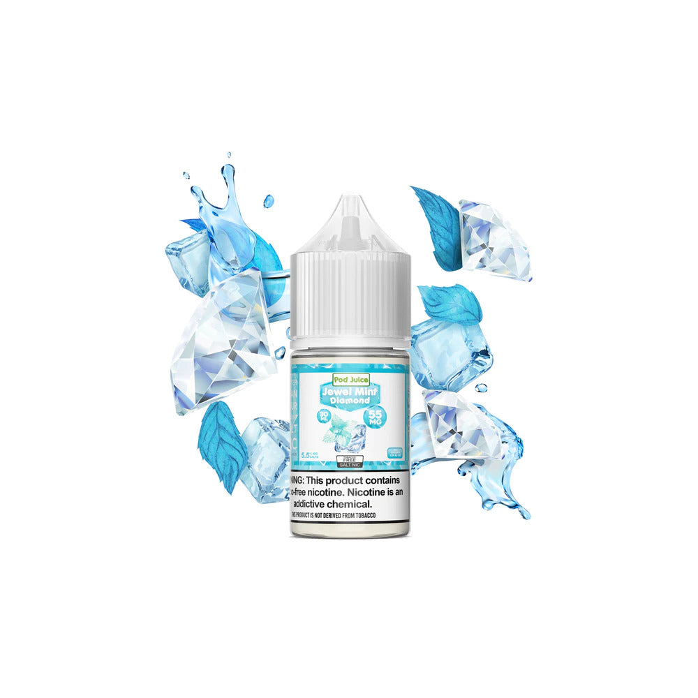 TFN Pod Juice LIQSALT 30mL 55mg Jewel Mint Diamond