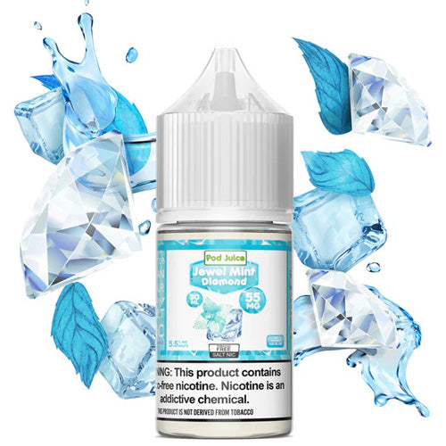 TFN Pod Juice LIQSALT 30mL 35mg Jewel Mint Diamond