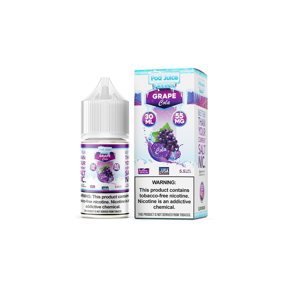 TFN Pod Juice LIQSALT 30mL 55mg Grape Cola Freeze