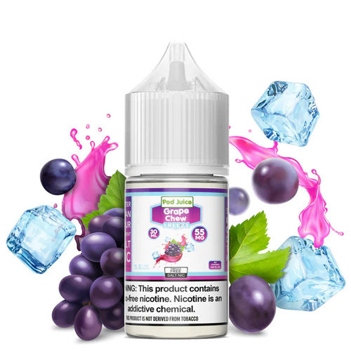 TFN Pod Juice LIQSALT 30mL 35mg Grape Chew Freeze