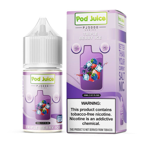 TFN PJ5000 Pod Juice LIQSALT 30mL 35mg Triple Berry Ice
