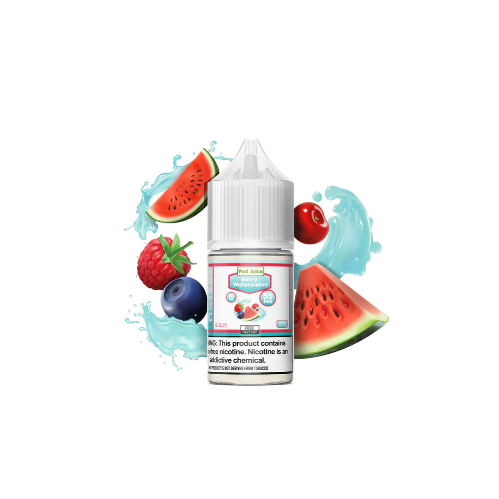 TFN Pod Juice LIQSALT 30mL 55mg Berry Watermelon