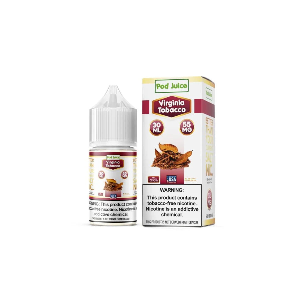 TFN Pod Juice LIQSALT 30mL 20mg Virginia Tobacco