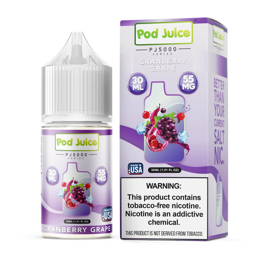 TFN PJ5000 Pod Juice LIQSALT 30mL 35mg Cranberry Grape