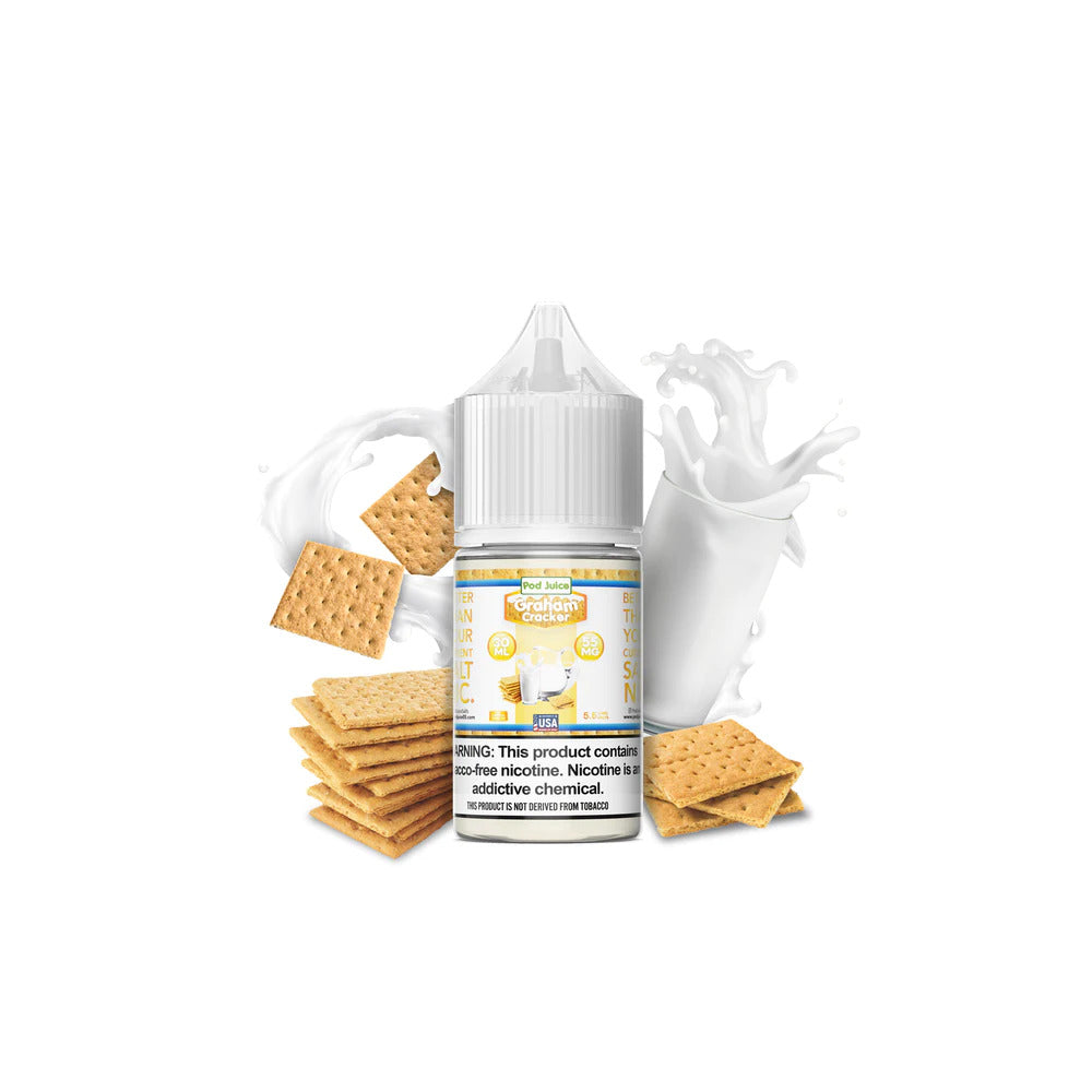 TFN Pod Juice LIQSALT 30mL 55mg Graham Cracker