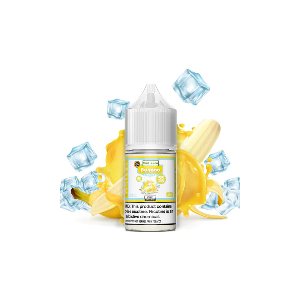 TFN Pod Juice LIQSALT 30mL 55mg Banana Freeze