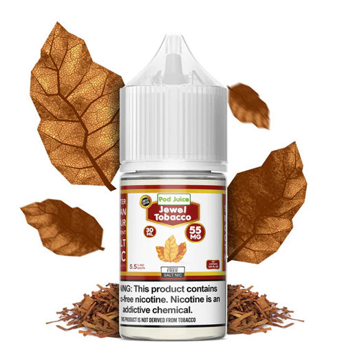 TFN Pod Juice LIQSALT 30mL 55mg Jewel Tobacco