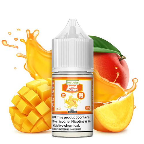 TFN Pod Juice LIQSALT 30mL 55mg Jewel Mango