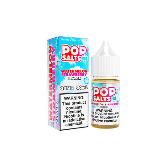 TFN Pop Salts LIQSALT 30mL 30mg Watermelon Strawberry Ice