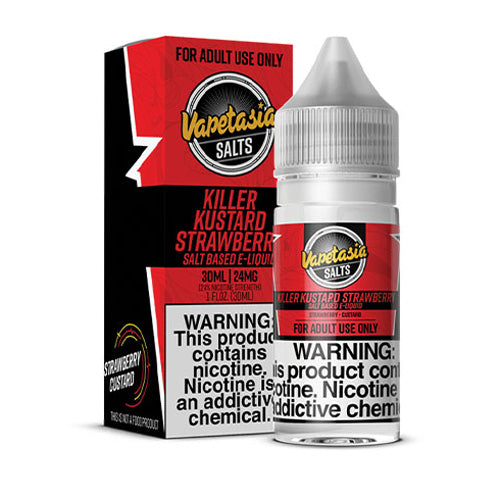 Vapetasia LIQSALT 30mL 48mg Killer Kustard Strawberry
