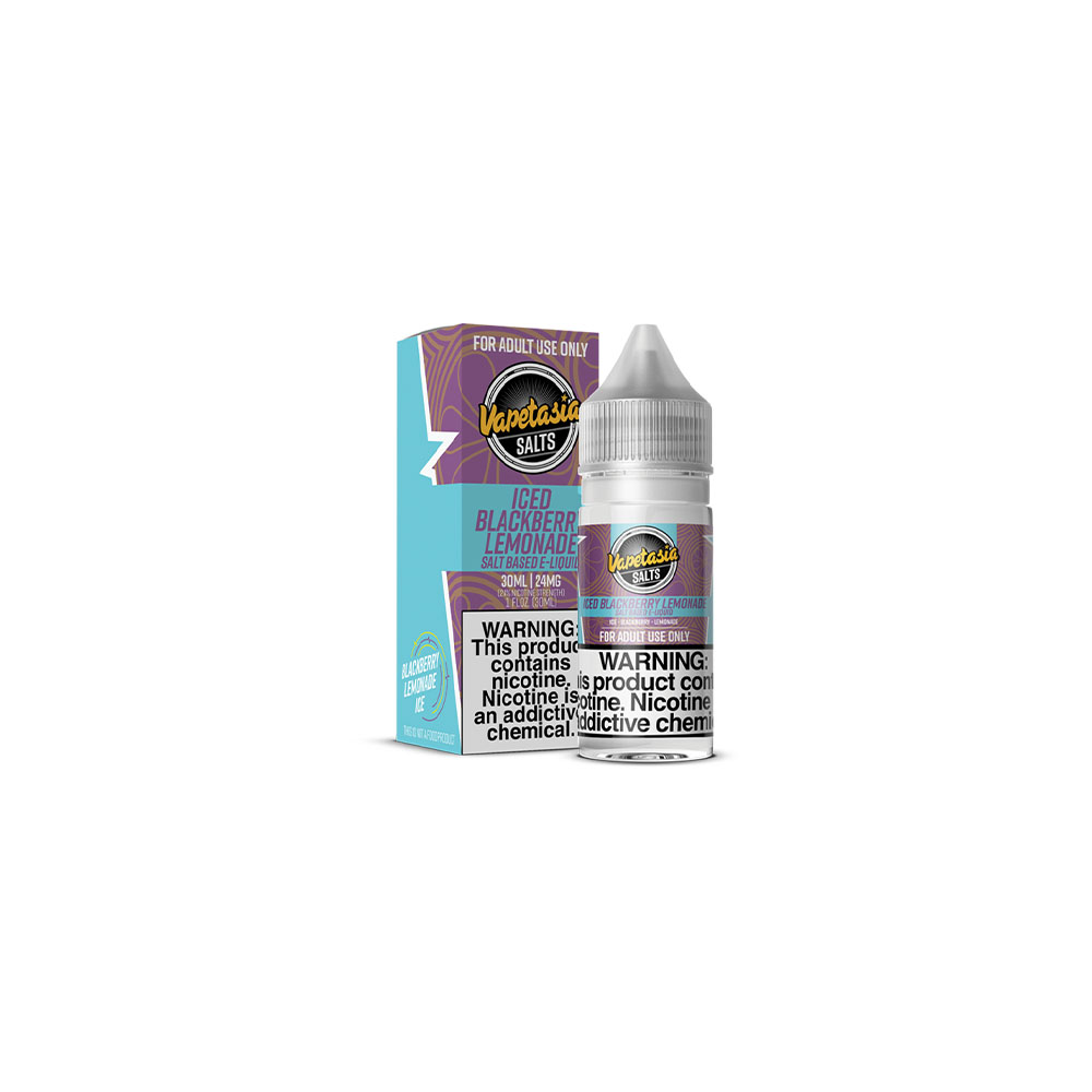 Vapetasia LIQSALT 30mL 48mg Iced Blackberry Lemonade